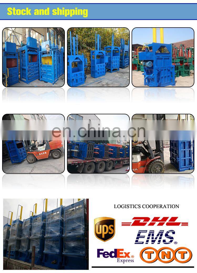 Fully Automatic Hydraulic Cardboard Baler Carton Recycling Machine