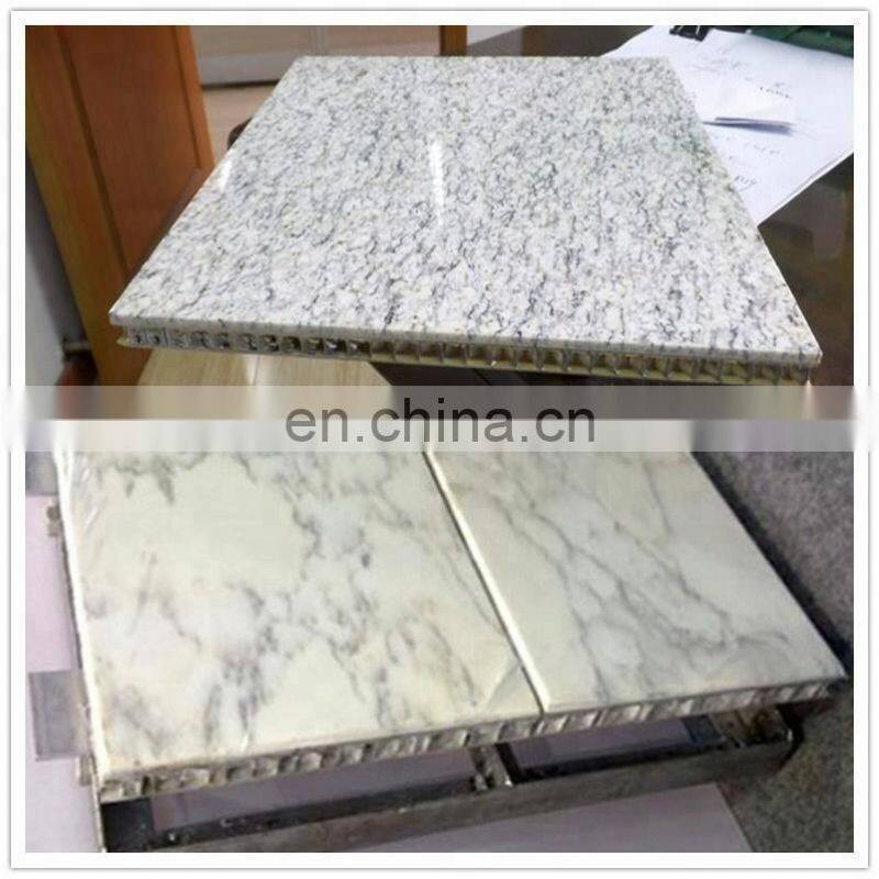 White granite aluminum sandwich panels for inner stairs