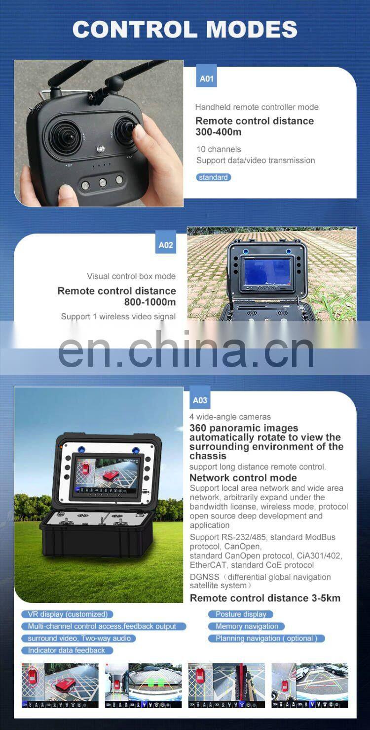 Commercial Rubber Tracked Off Road Tank Robot Chassis With CE