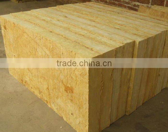 80kg/m3 rock wool fireproof insulation rock wool