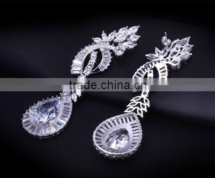 New Luxury Statement Design Cubic Zirconia African Style Big Fashion Jewelry Set