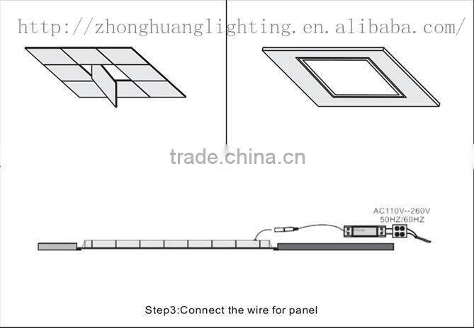 2016 led flat panel lighting 600*300 24W