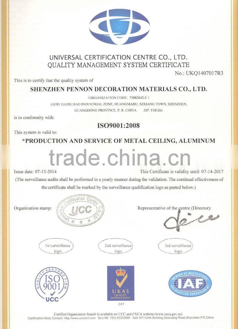 Ceiling Tiles Type Suspended Ceiling Special Pattern Aluminum Panel