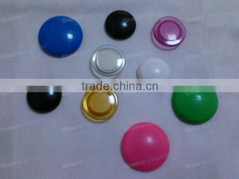 Flat Round Magnets With Plastic Cover