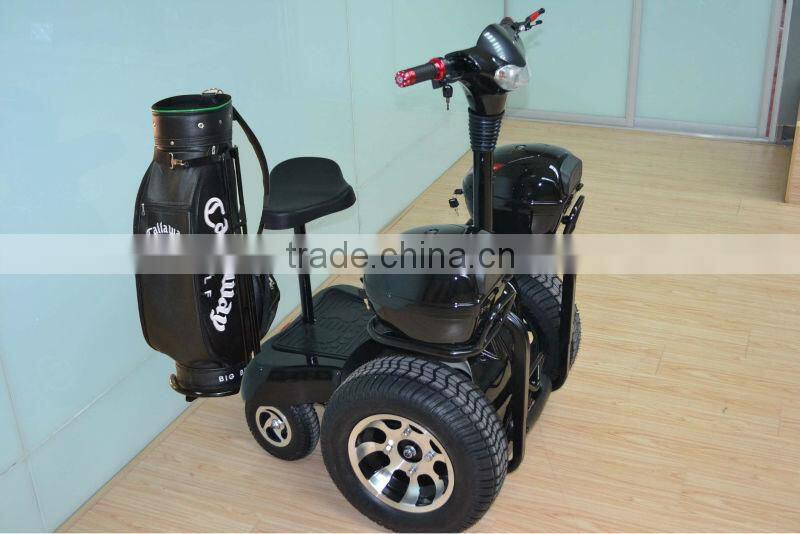 2013 new style upgrade cheap foldable FOUR wheel golf car