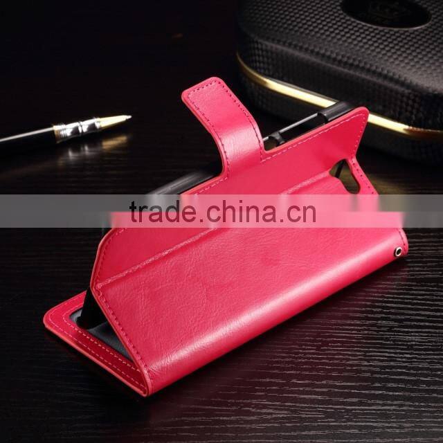 Leather Flip Case for HTC One A9 Cover for HTC A9 Wallet Leather Cover for HTC One A9
