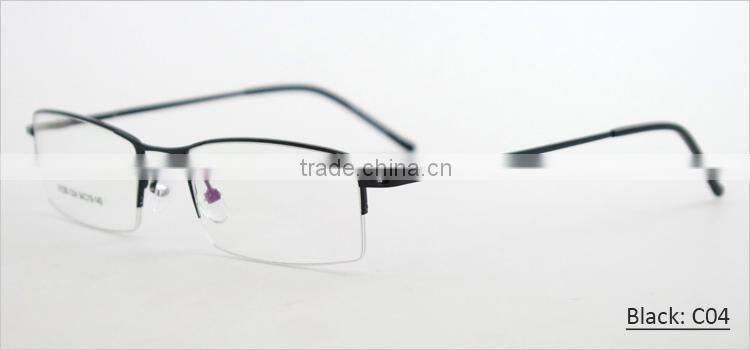 Metal Alloy Half-rim Men Wholesale Stylish Nice Glasses Frame