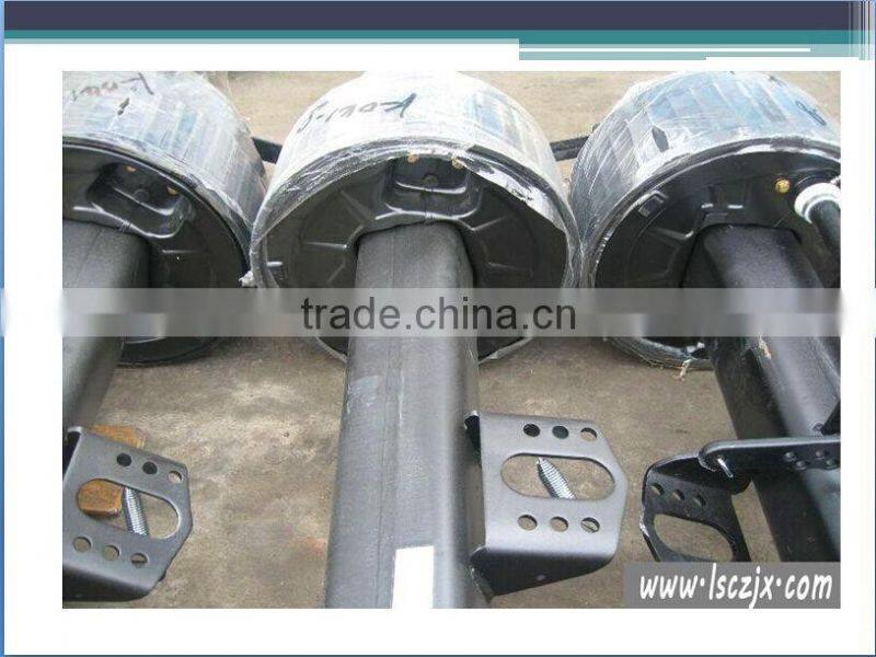agricultural trailer axle for farm tractor trailer