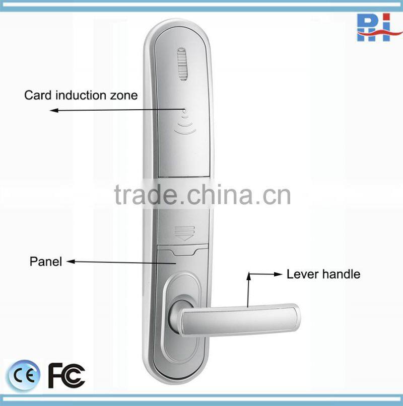 Hot sale digital hotel door lock, hotel lock RFID card, room door lock with access control