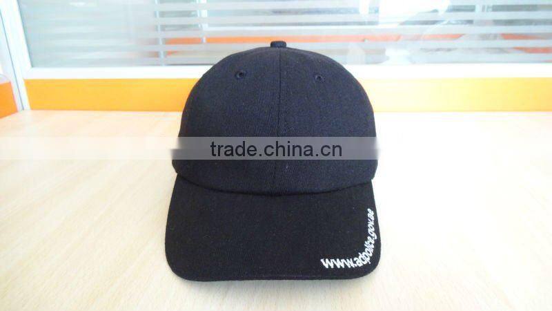 custom blank snapback cap with leather brim