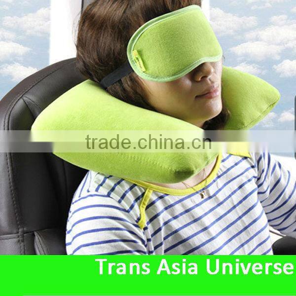 Hot Selling Promotional inflation travel and neck pillow