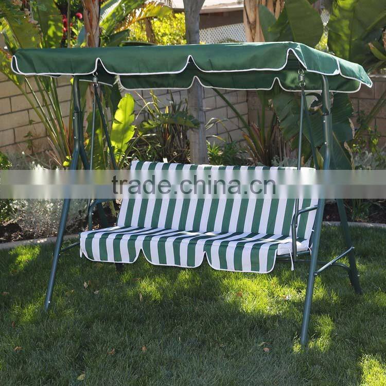 Outdoor Leisure Waterproof Easy 3 Seater Swing Chair Patio Swing Hanging Chair