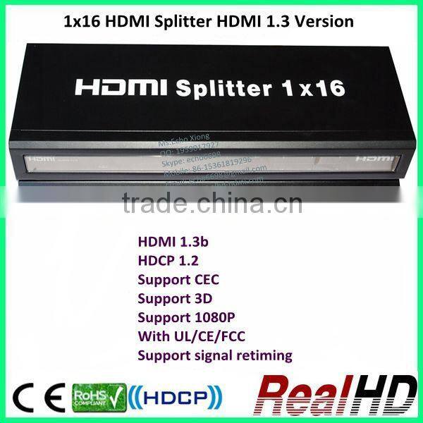 16 ports HDMI Splitter 1x16