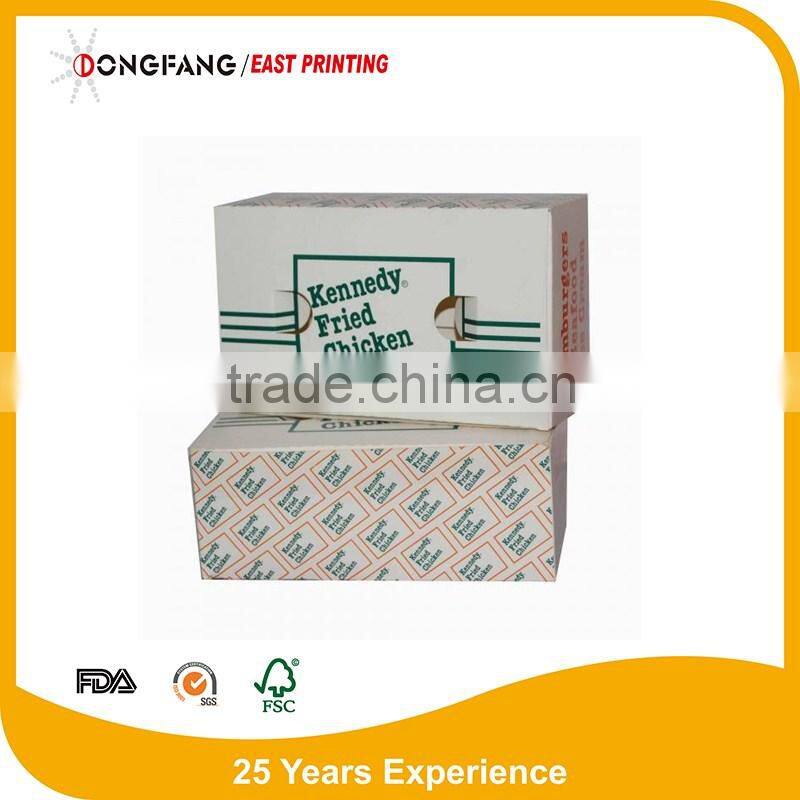 ivory card board folding paper food packaging paper chicken wing boxes