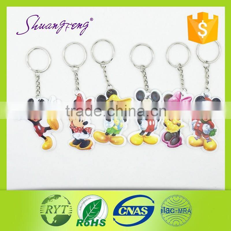 Supply best price fashionkeychain soft pvc keychain