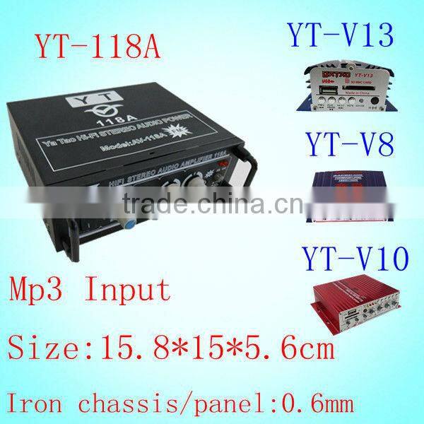 boombox subwoofer amplifier YT-118A with CD/VCD/DVD input