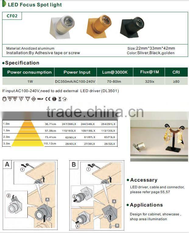 low voltage led light 1w