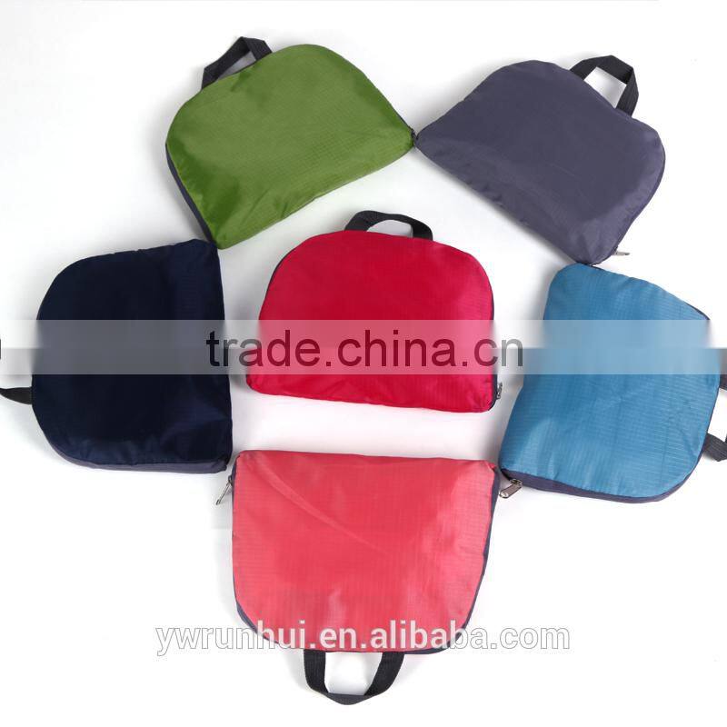 mesh pocket teens travel two sided shoulder bag