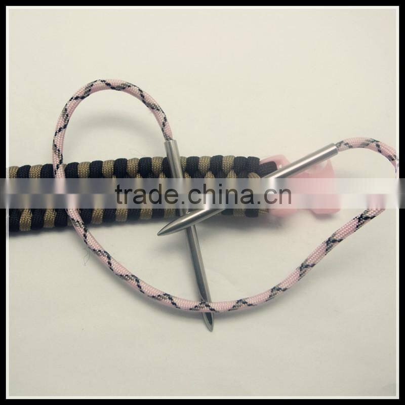 Dongguan Jinyu 3" steel paracord needle, Paracord needle, Rubber feeling paracord needle fid
