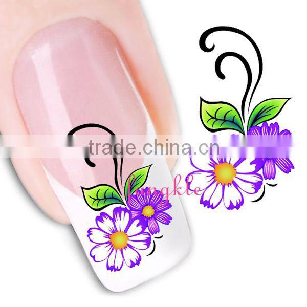 Hotselling water nail tips sticker
