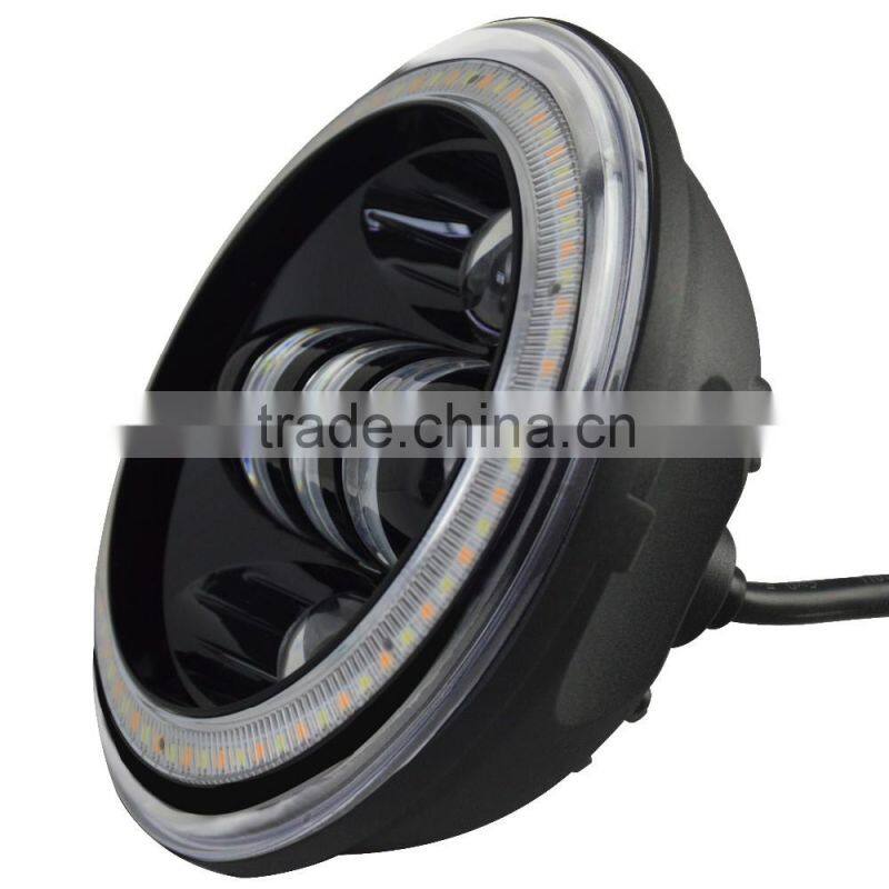 Smart design Diecast Aluminum Housing 5.75'' 50w harley led headlight