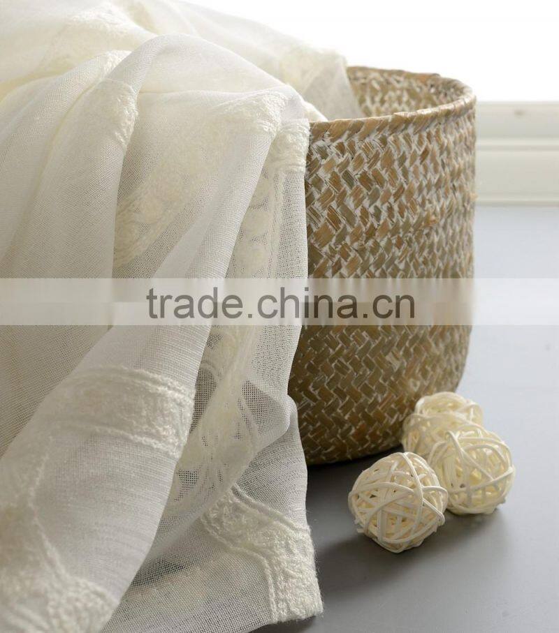 Factory Price Polyester Cotton Curtain Gauze Fabric
