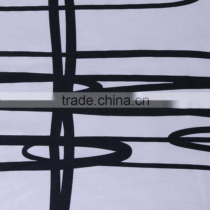 cotton spandex stretch poplin printed fabric