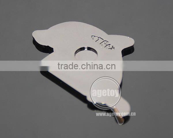 Tarnish Plated Zinc Alloy Cute Dolphins Shaped Promotional Souvenir Enamel Custom Fridge Magnet Metal