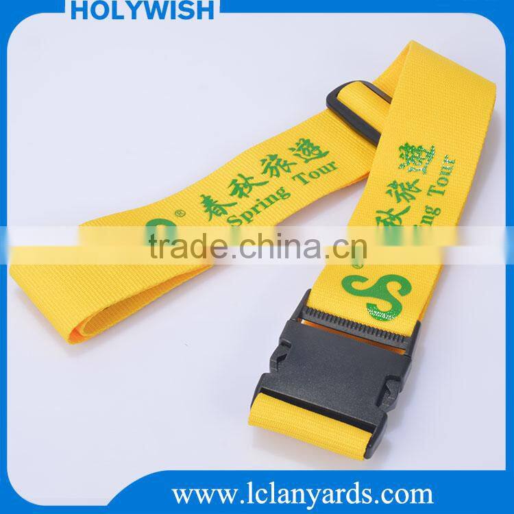 Custom logo promotional candy color elastic luggage belt