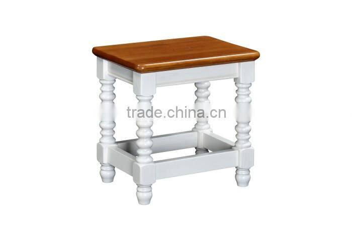 Reliable Quality Cheap Cute Dresser Stool wooden stool for makeup bedrooom Set for girls#SP-BE001