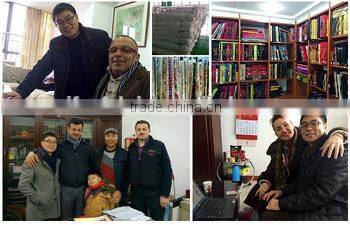 SGS standard polyester material classical print fabric for wedding bedding set