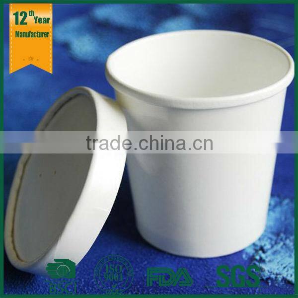 disposable paper cup,soup cup with paper lid, custom printed paper soup cup