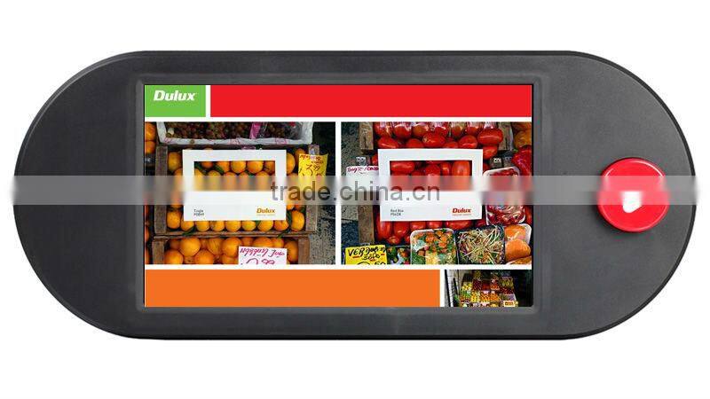 battery operated 9 inch lcd advertising display