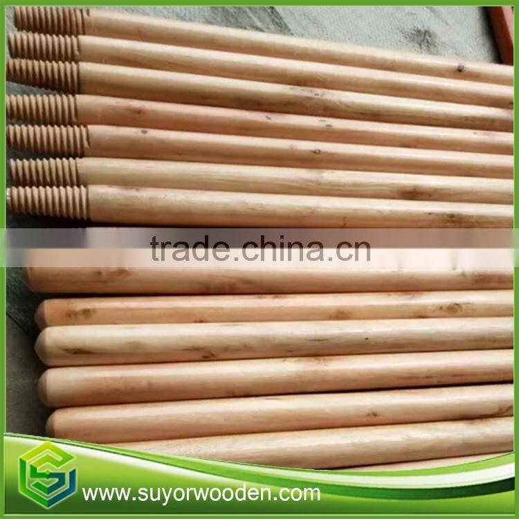 customized tapered pvc coated wooden poles and wood rod