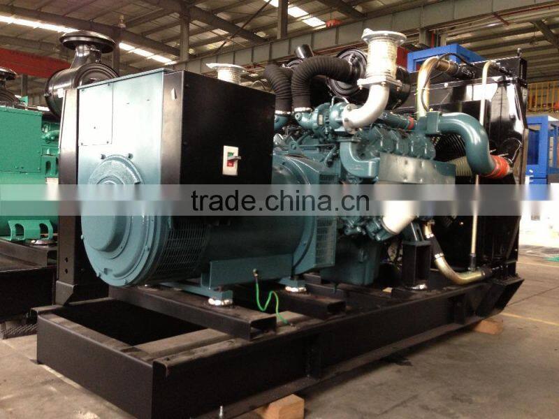 Industrial open frame type 350kva diesel generator powered with Doosan engine
