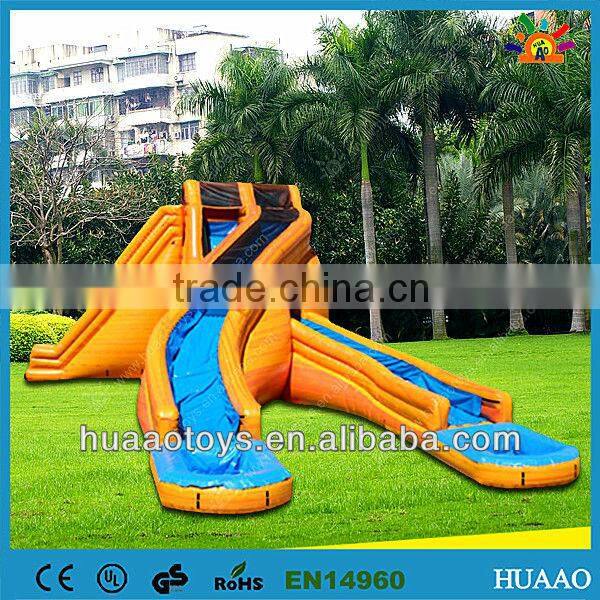 Hot commercial big inflatable water slides for sale