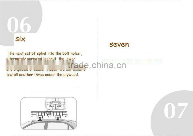 Universal aluminum car roof rack rail crossbars for SUV with lock