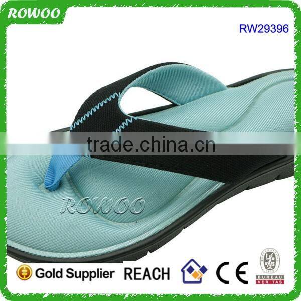 Lady Sandal Good Quality Memory Foam Beach Flip Flops EVA Sole Slipper