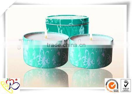 Gift & Craft Industrial Use and Metal,0.23 thickness tinplate Material heart shaped candle tin box