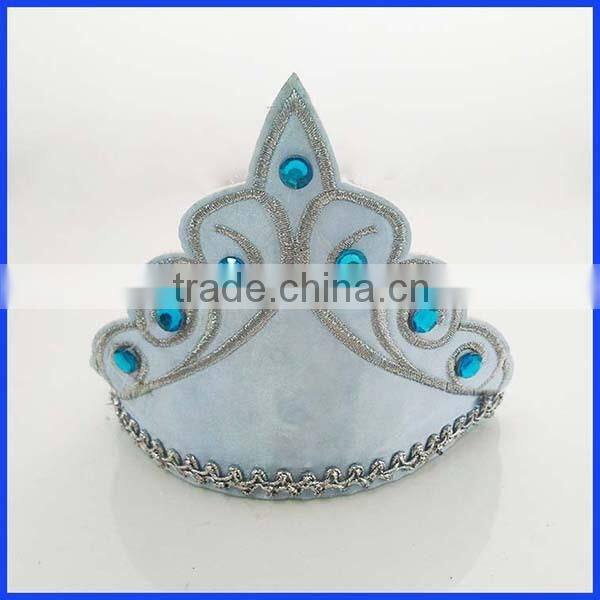 Fashion Design Frozen Blue Crystal Tiara Princss Cinderella Queen Crown For Women