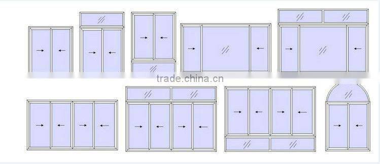 latest design wooden interior pvc doors with glass