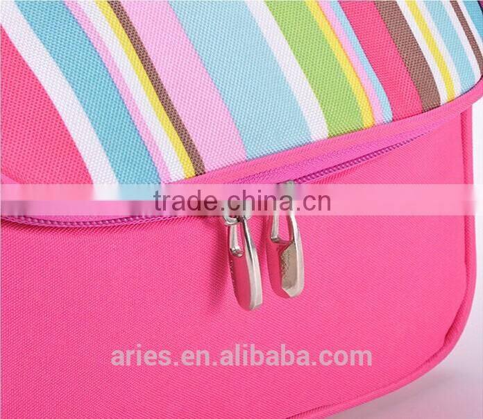 600D Oxford wholesale thermal insulated aluminium foil cooler bag