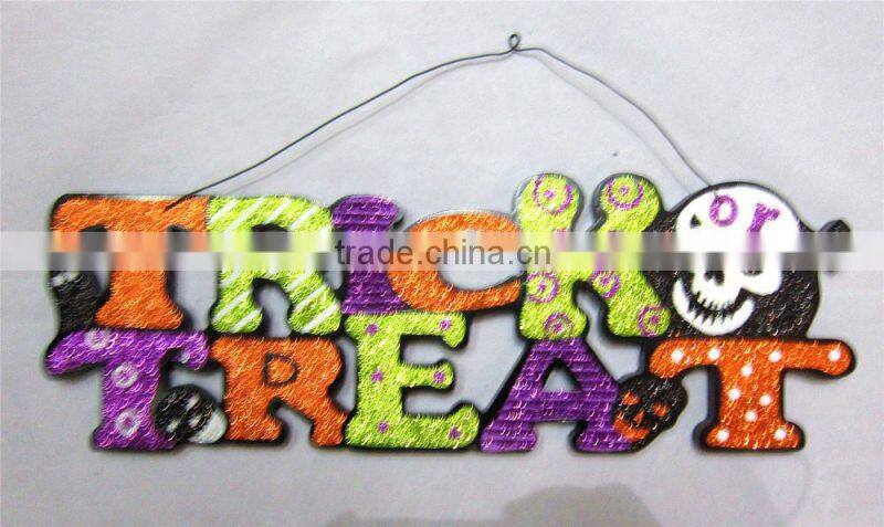 Wooden halloween garden decoration