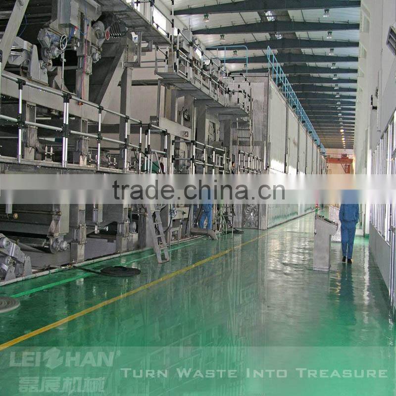 Newspaper recycling machinery for paper making production line
