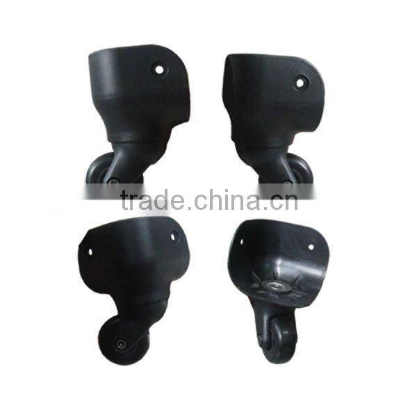 China 360 rotative double row luggage plastic wheel for suitcase