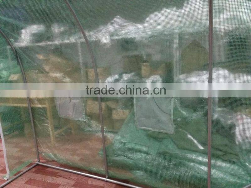 2X3m steel structure green grid PE cover Green house