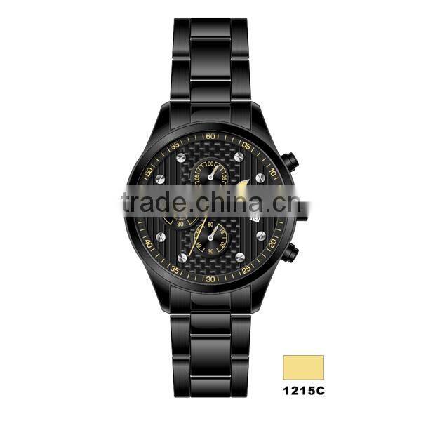 All stainless steel wrist watch for man