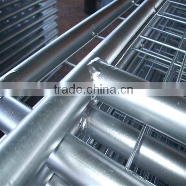 Trade Assurance hot dipped galvanized construction steel tube welded temporary fence