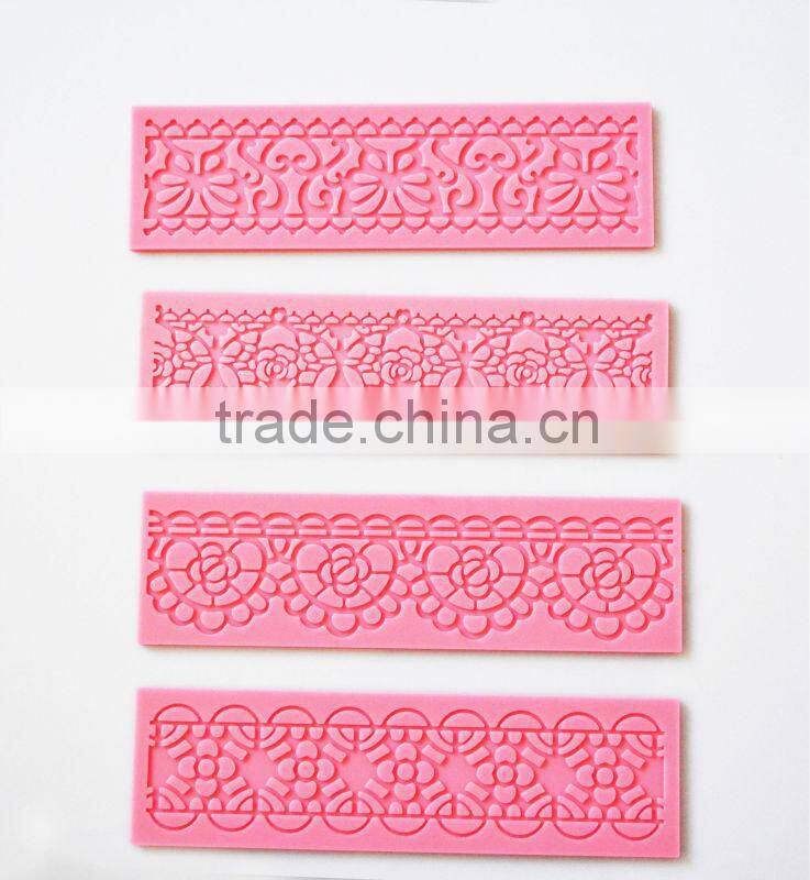 100% foodsave food grade cake tools fondant tools silicone fondant mould