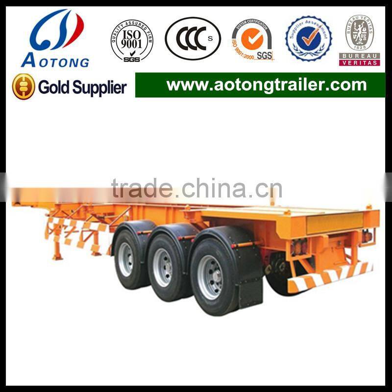 40ft chassis trailer ,20ft skeleton trailer for ISO standard container